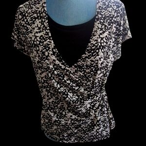 Kim Rogers Black and White Top